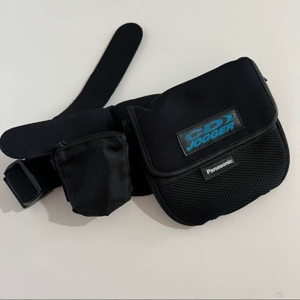 Vintage Retro Rare Panasonic CD JOGGER CD Player Case Holder Pouch Black